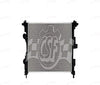 CSF 3884: Radiator Jeep Compass 2.0L 2017; Jeep Compass 2.4L 2020-2017