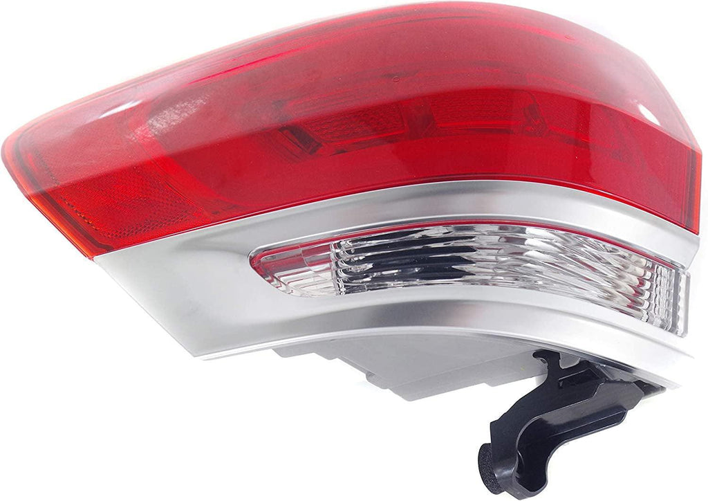 Tail Light Assembly Compatible with 2014-2018 Jeep Grand Cherokee Outer with Platinum Trim Driver Side