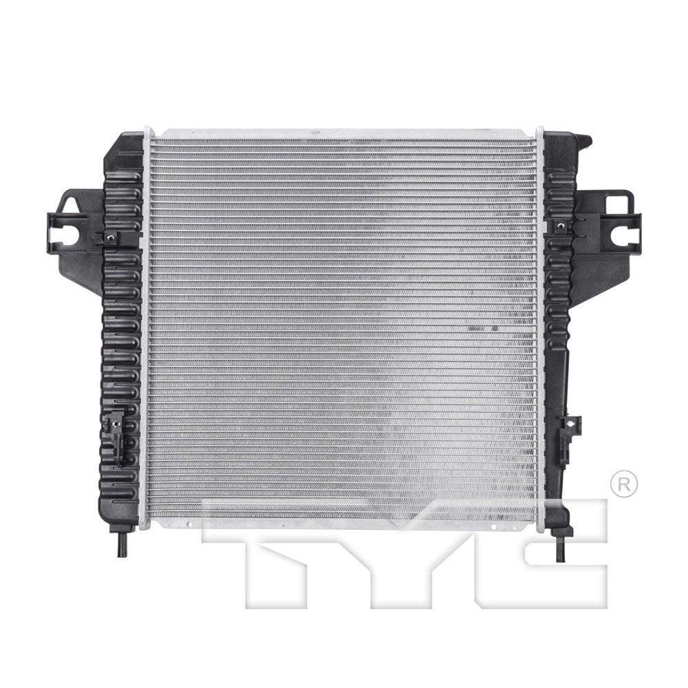 2481 Compatible with JEEP Liberty 1-Row Plastic Aluminum Replacement Radiator Fits 1970 Ford Mustang