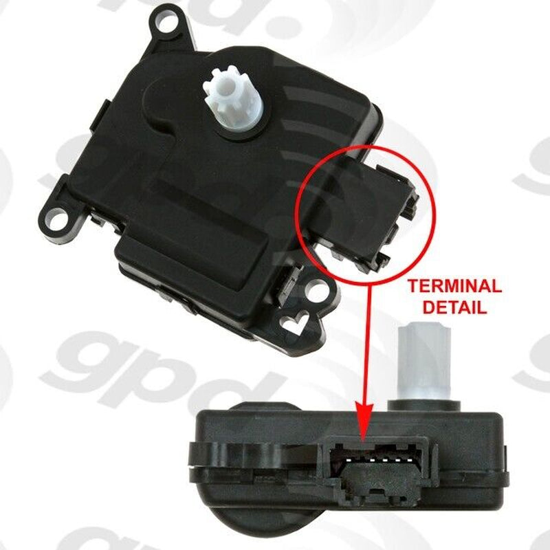 Global Parts HVAC Mode Door Actuator for Durango, Grand Cherokee 1712333