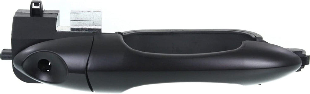 Front Exterior Door Handle Compatible with 2000-2007 Ford Focus, Set of 2, Driver and Passenger Side Smooth Black