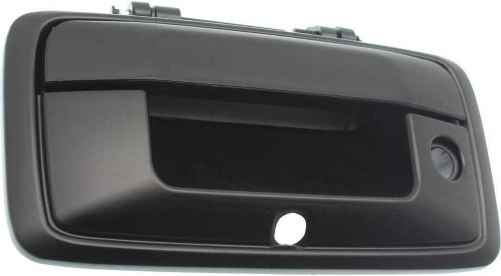 for GMC Sierra 1500 Tailgate Handle 2016 2017 2018 | outside | Primed Black | W/Keyhole | W/Cam Hole | All Cab Types | Plastic & Metal | 84016231