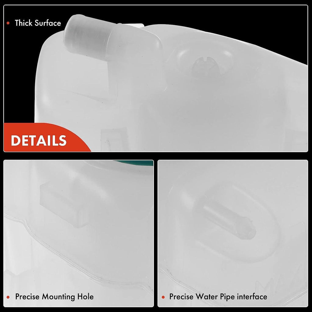 A-Premium Engine Coolant Overflow Recovery Reservoir Tank [With Cap] Compatible with Volvo XC90 2003-2014, [2.9L 3.2L 4.4L], Replace# 30760100, 86834553