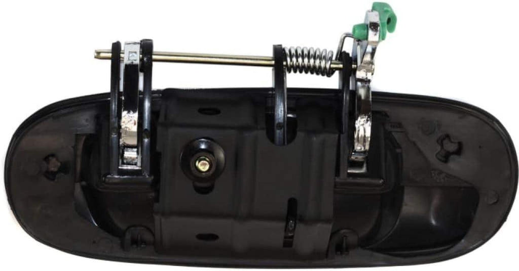 For Buick Rainier Exterior Door Handle Rear, Passenger Side Smooth Black Bezel with Chrome Lever (2004-2007) | Trim:All Submodels