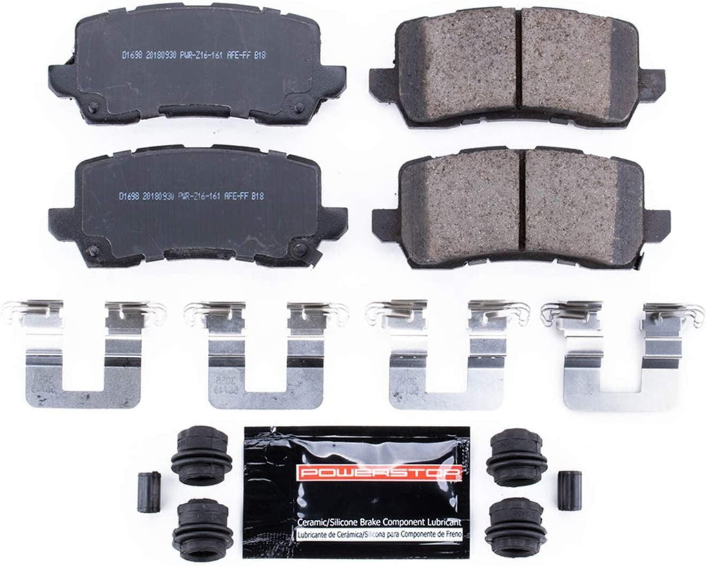 Z23-1698 Z23 Evolution Sport Carbon Fiber Infused Ceramic Brake Pad with Hardware