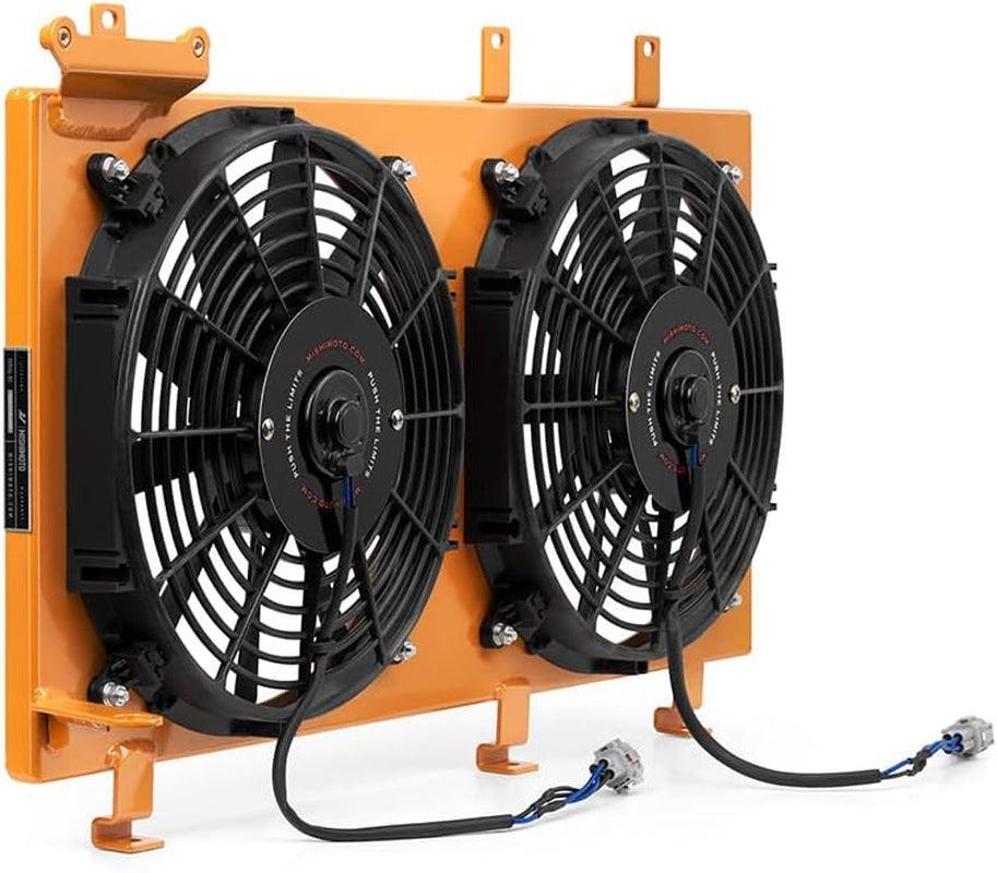 Performance Aluminum Fan Shroud Kit Compatible with Subaru Impreza WRX/STI 2001-2007, Gold