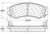 Centric Front Disc Brake Pad for Saturn (103.05070)
