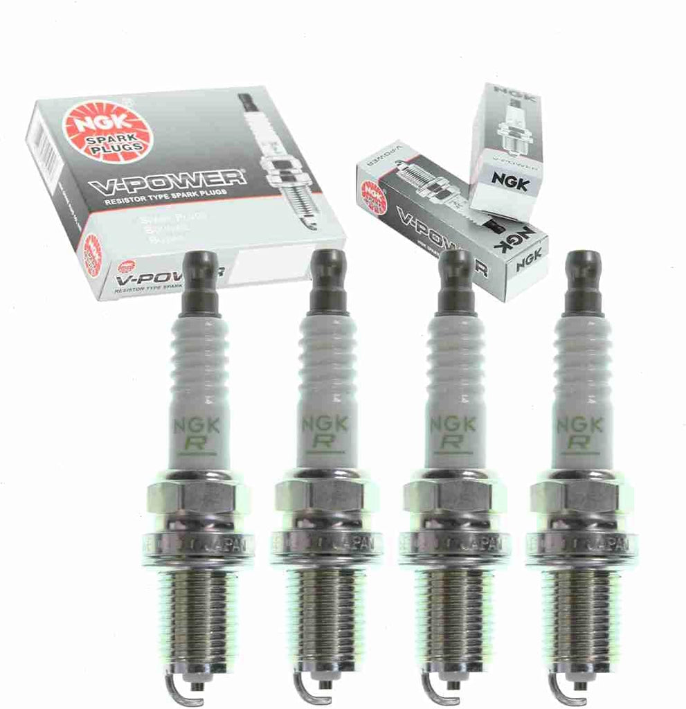 4 Pc NGK V-Power Spark Plugs Compatible with Dodge Stratus 2.4L L4 2001-2005