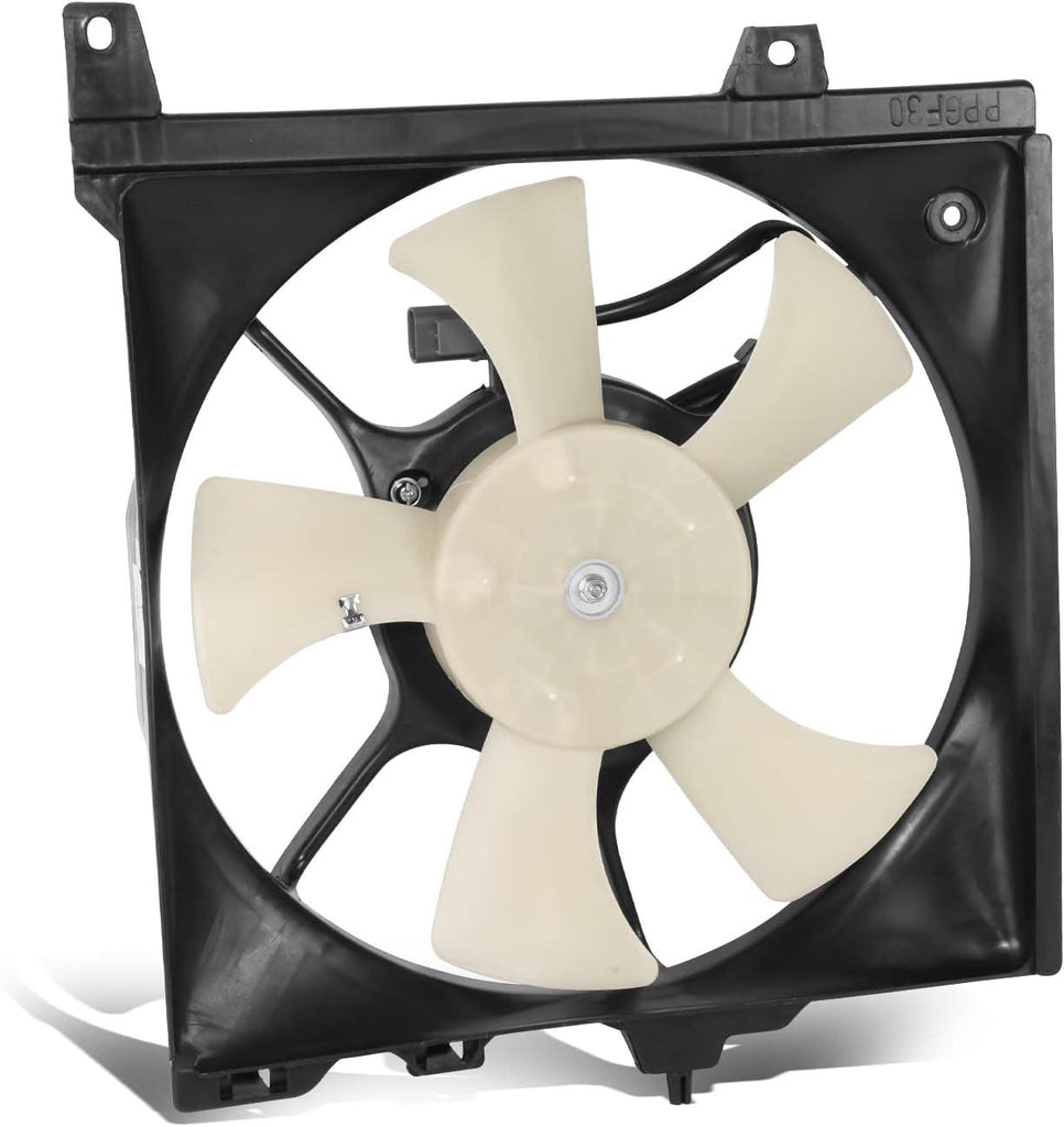 Factory Style Radiator Fan Assembly Compatible with 95-98 200SX / 95-99 Sentra 1.6L MT,OEM-RF-0907