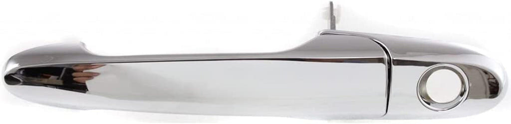 for Chevy Impala Exterior Door Handle Front Driver Side Chrome 2006-2013 | with Key Hole | Trim: All Submodels | GM1310165 | 15773795