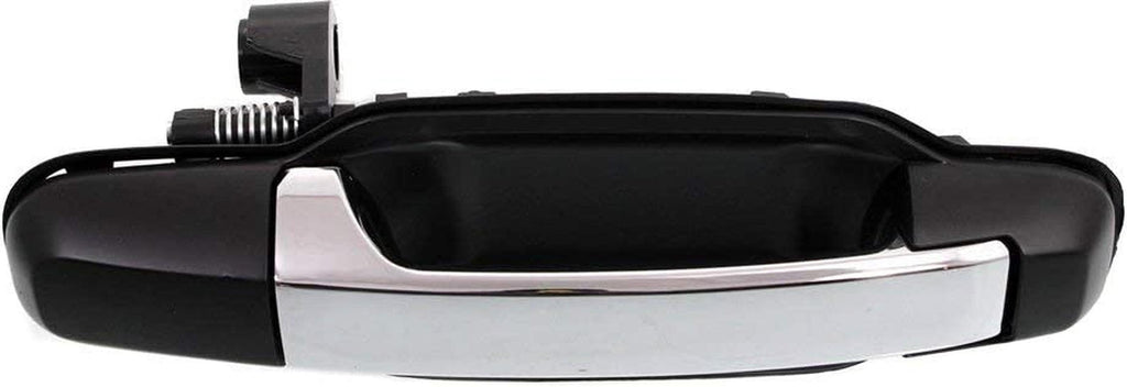Front and Rear Exterior Door Handle Set of 4 Compatible with 2003-2009 Kia Sorento Chrome Lever with Primed Bezel Driver and Passenger Side