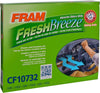 Fresh Breeze Cabin Air Filter Replacement for Car Passenger Compartment W/Arm and Hammer Baking Soda, Easy Install, CF10732 for Select Hyundai Vehicles , White