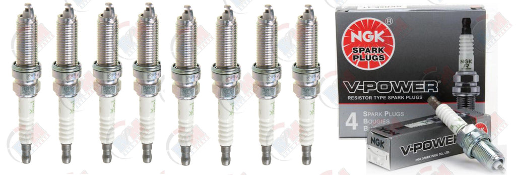 NGK "V-POWER" Spark Plugs (Set of 8) for 2005-2006 Nissan Armada 5.6L V8
