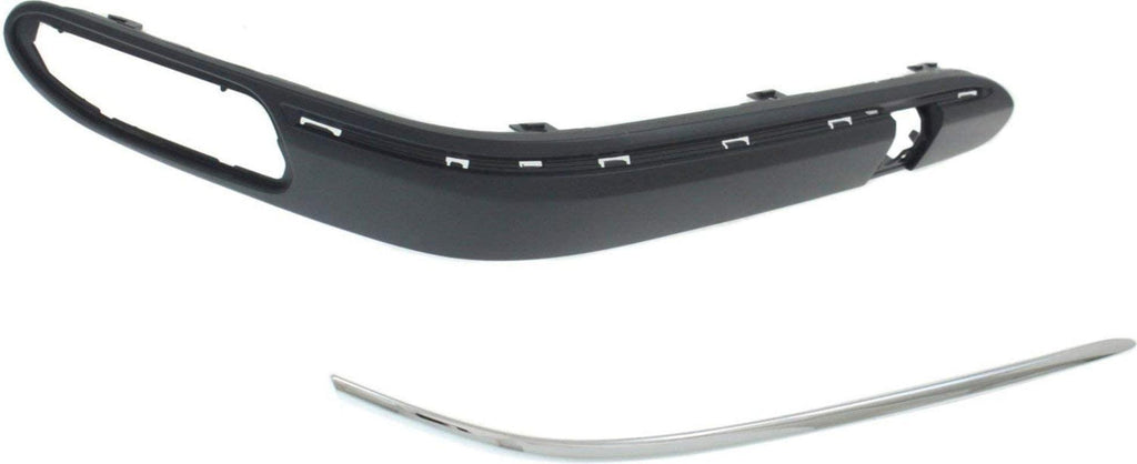 Front, Driver and Passenger Side Bumper Trim Compatible with 2001-2005 Mercedes Benz C240, 2001-2005 C320, 2002-2004 C32 AMG and 2003-2007 C230 Primed - MB1059104, MB1058104