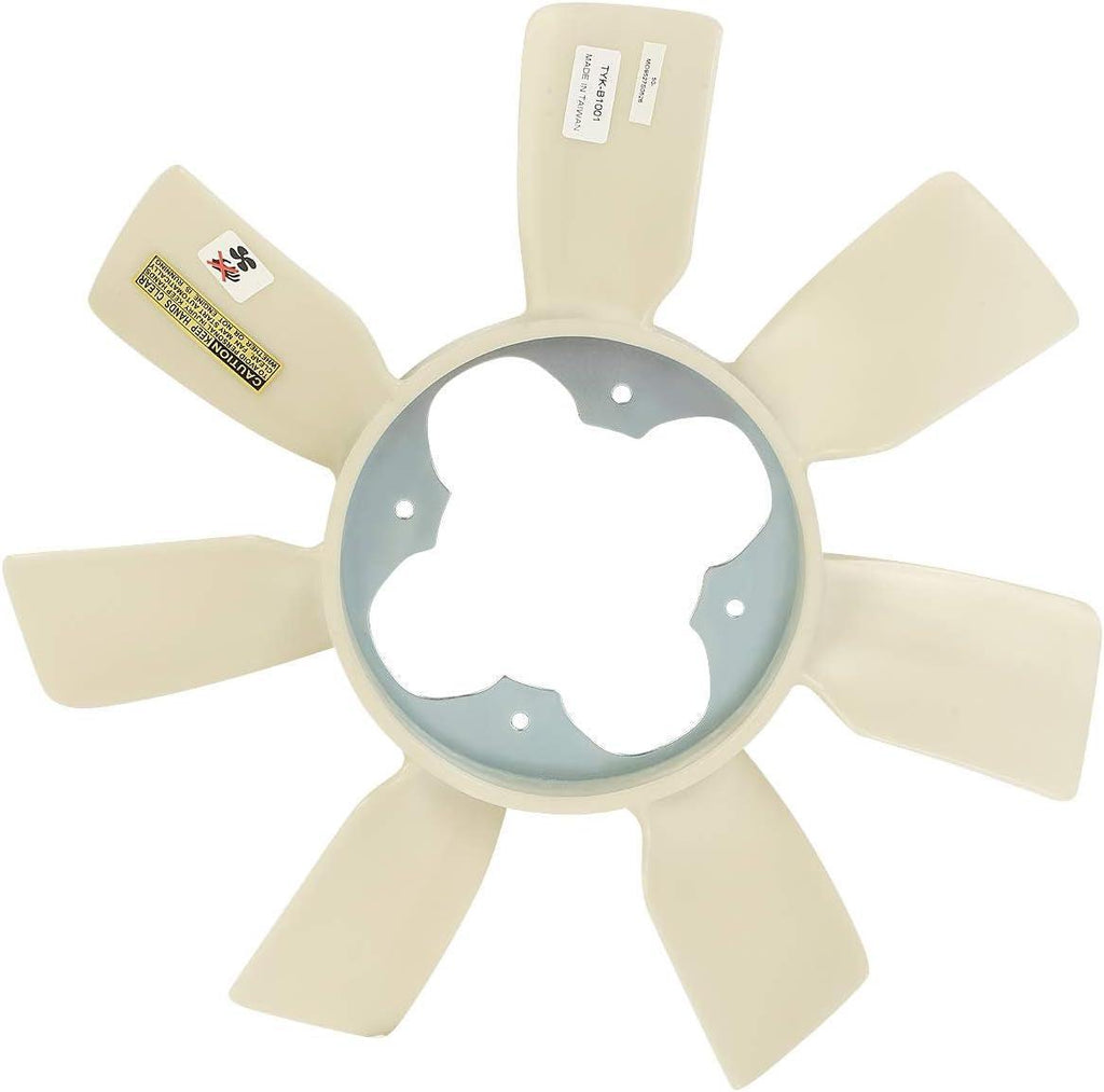 OEM-RF-0050 Factory Style Radiator Cooling Fan Blade Cooling Efficiency Improved Direct Replacement [Compatible with 96-10 Toyota 4Runner/ 04-17 Hilux / 94-98 T100 / 95-19 Tacoma ]