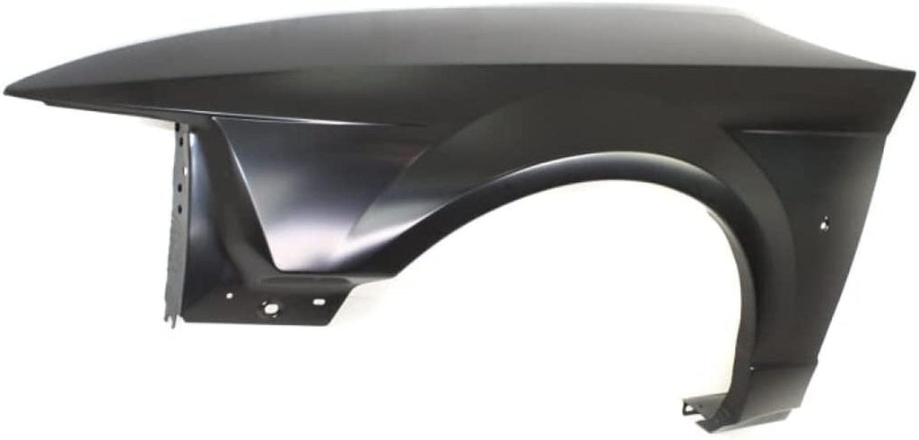 For Ford Mustang 1999 00 01 02 03 2004 Front Fender Driver Side | with Emblem Provision and Body Cladding Holes | Replacement for XR3Z16006AA, FO1240201 | Trim: All Submodels