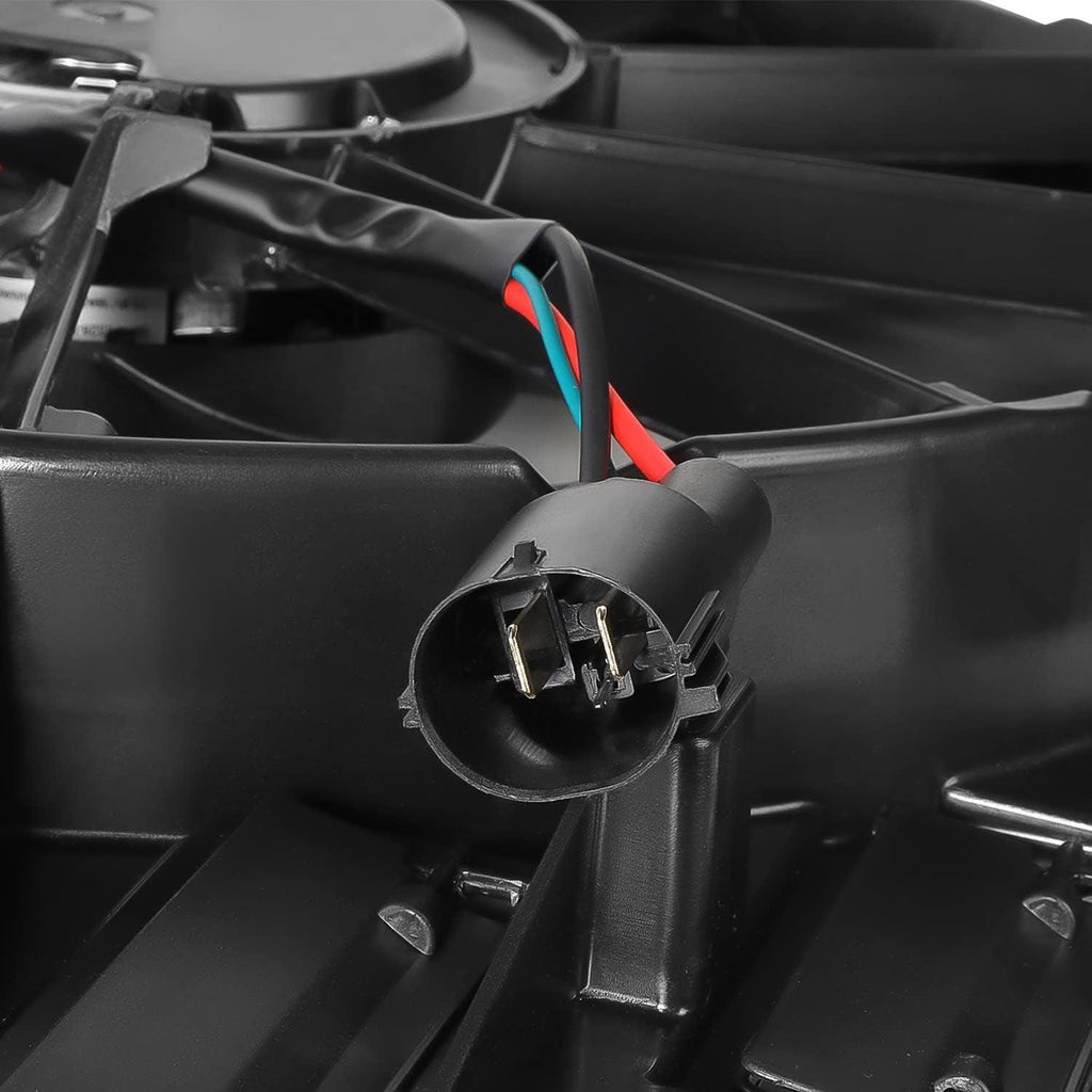 OEM-RF-0365 Factory Style Radiator Cooling Fan Assembly Compatible with 08-12 Audi A3 / 12-19 Beetle / 10-11 Beetle Cabrio / 05-10 Bora / 10-14 Golf / 05-18 Jetta