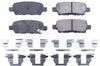 17-905, Z17 Rear Ceramic Brake Pads with Hardware