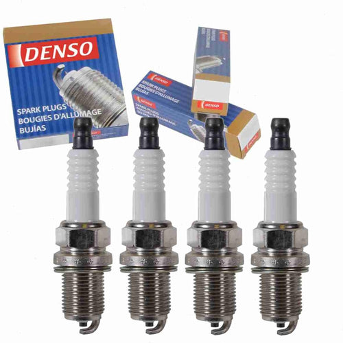 4 Pc DENSO Standard Spark Plugs Compatible with Kia Sportage 2.0L L4 2005-2010