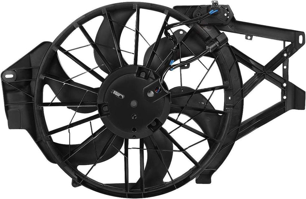 OEM-RF-0095 Factory Style Radiator Cooling Fan Assembly Cooling Efficiency Improved Direct Replacement [Compatible with 2001-2004 Mustang]