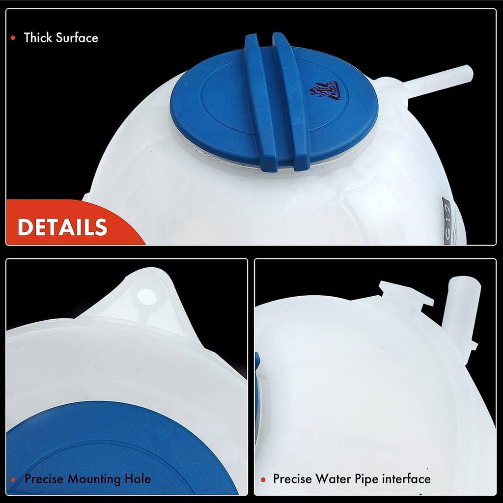 A-Premium Engine Coolant Overflow Recovery Reservoir Tank [W/Cap] Compatible with Volkswagen Crossfox 2011-2016 1.6L, Replace # 5U0121407