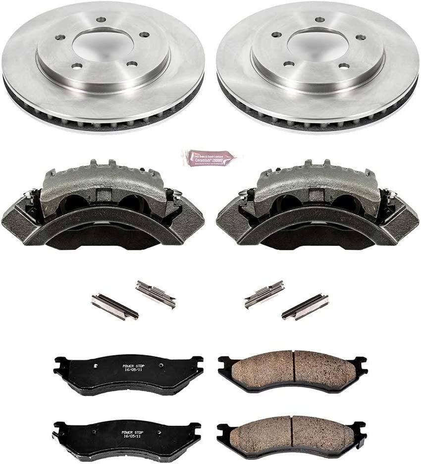 KCOE1869 Autospecialty 1-Click OE Replacement Brake Kit with Calipers