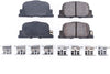 17-835, Z17 Rear Ceramic Brake Pads with Hardware