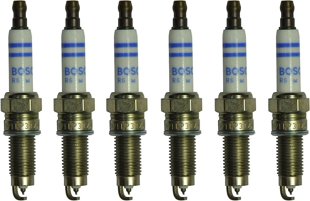 Premium OE Fine Wire Set of 6 Double Platinum Spark Plugs for VW Porsche Audi V6