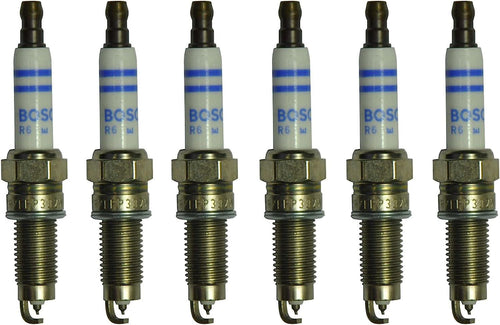 Premium OE Fine Wire Set of 6 Double Platinum Spark Plugs for VW Porsche Audi V6
