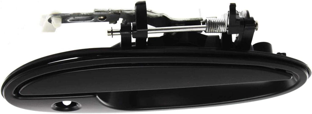 Front Exterior Door Handle Set of 4 Compatible with 1997-1999 Buick Riviera, Fits 1997-1999 Oldsmobile Aurora Smooth Black Driver and Passenger Side