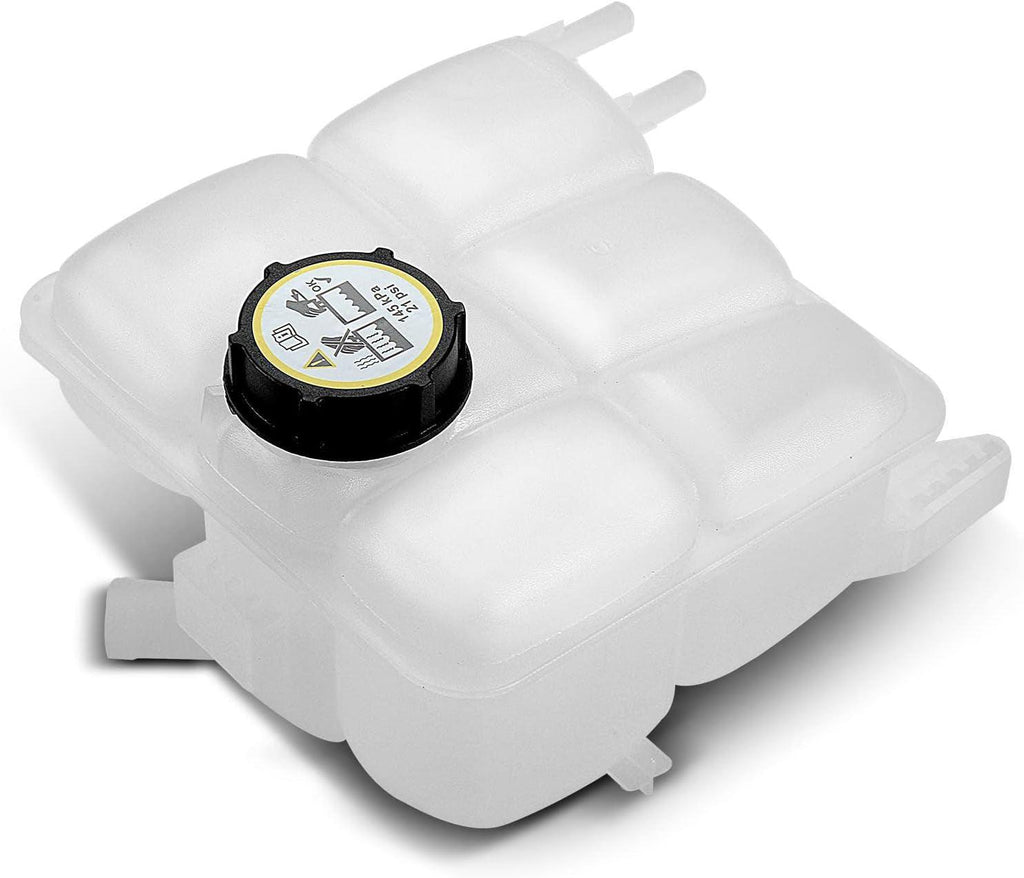 A-Premium Engine Coolant Overflow Recovery Reservoir Tank [W/Cap] Compatible with Ford Focus 07-11, Volvo C30 07-13, C70 06-13, S40 04-11, V50 05-11, 2.4L 2.5L, Replace # 30776151