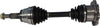 NCV10017 CV Axle Shaft Assembly - Left or Right Front (Driver or Passenger Side)
