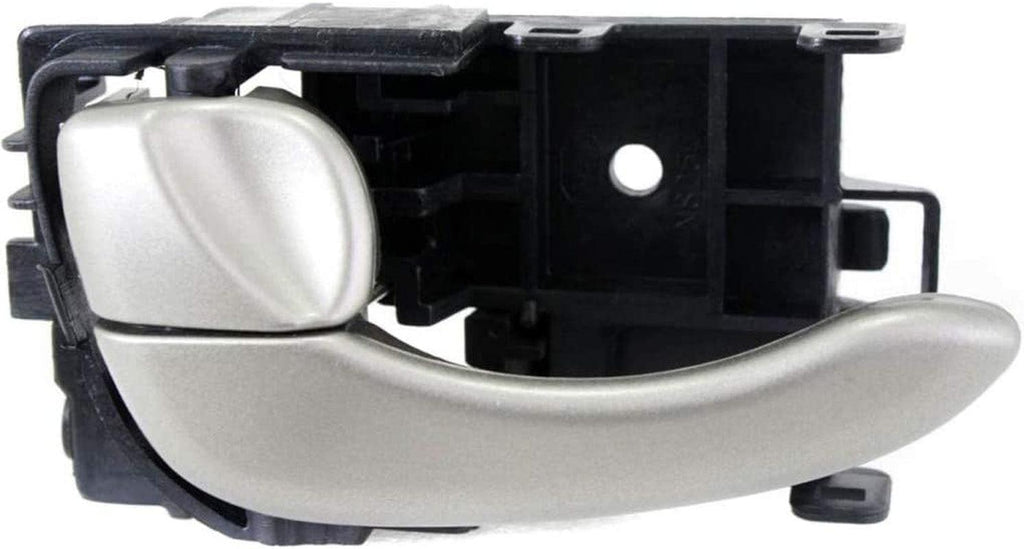 for Nissan Maxima Interior Door Handle Front or Rear, Driver Side Painted Silver (2002-2003) | with Door Lock Button | Trim: SE/GLE/GXE | NI1352147 | 806713Y110