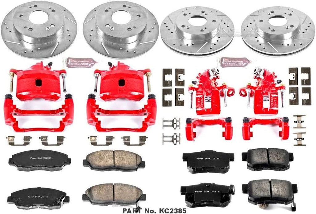 (KC2385) 1-Click Performance Brake Kit with Calipers