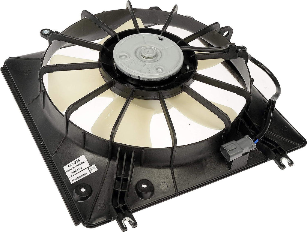 Dorman 620-235 Engine Cooling Fan Assembly Compatible with Select Honda Models, Black