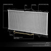 OEM-RA-2842 OE Style Bolt-On Aluminum Core Radiator Compatible with 06-12 Eclipse 2.4 3.8 AT, 29-9/16" W X 13-3/4" H X 13/16" D,1-3/8" Inlet / 1-3/8" Outlet