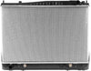 DNA Motoring  Factory Style Aluminum Radiator Compatible with 03-04 Infiniti M45 / 02-06 Q45 AT, 27-1/16" W X 17-11/16" H X 5/8" D, 1-3/8" Inlet, 1-3/8" Outlet