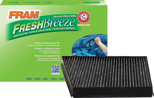 Fresh Breeze Cabin Air Filter with Arm & Hammer Baking Soda, CF9785 for Select Mercedes-Benz Vehicles , White, 1 Count (Pack of 1)