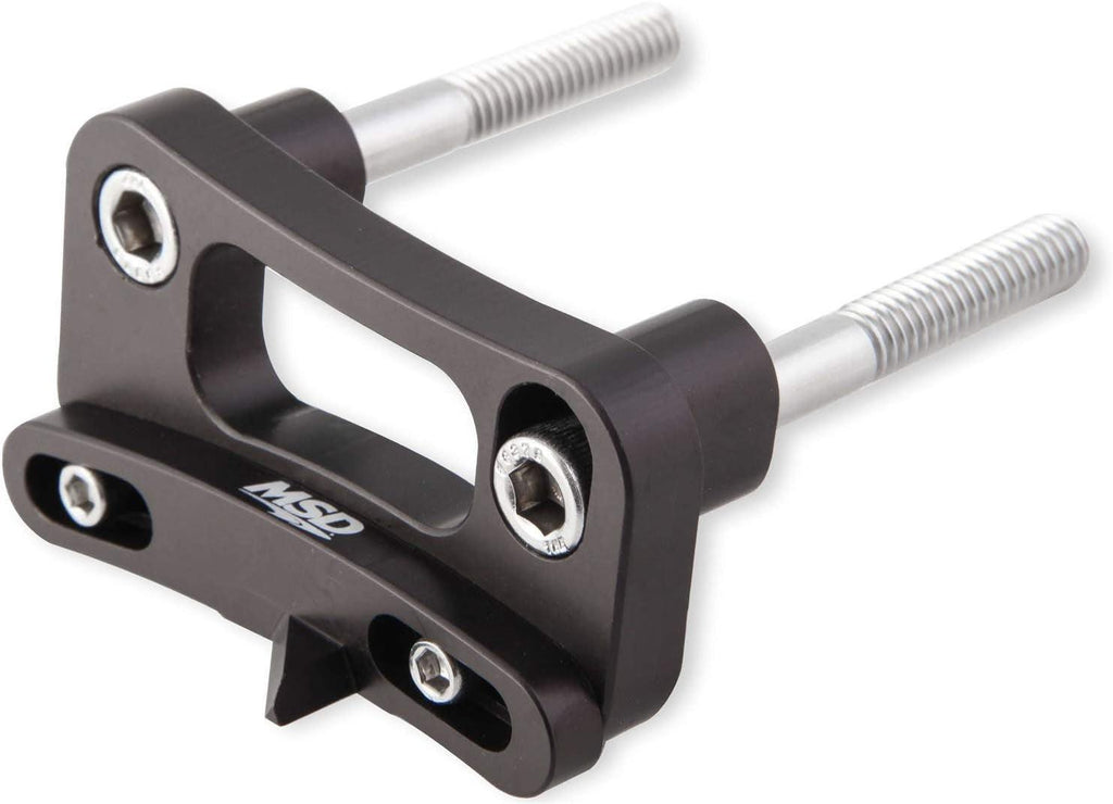 MSD 89888 Timing Pointer (Billet Small Block Ford W/10 O'Clock TDC, Fits Stock & SVO Blocks)