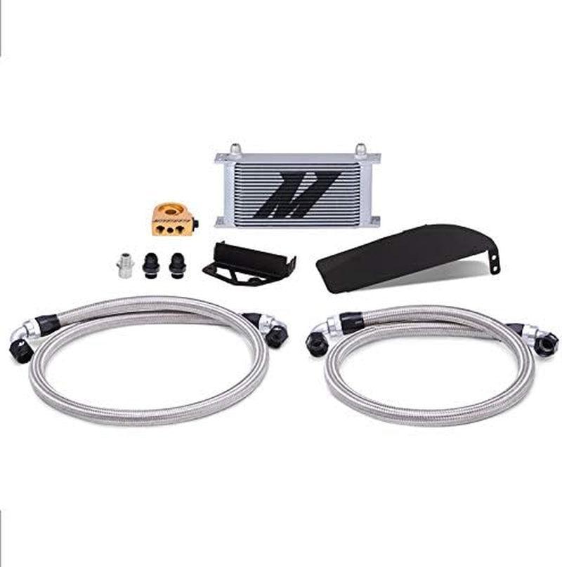 MMOC-CTR-17TSL Oil Cooler Kit Compatible with Honda Civic Type R 2017-2021 Silver