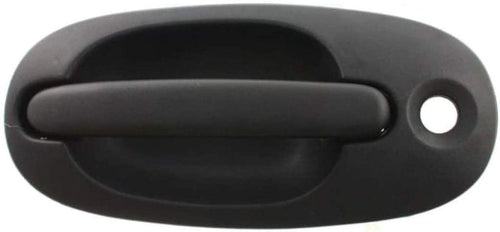 For Dodge Grand Caravan Exterior Door Handle Rear, Passenger Side - Side Sliding Door Textured Black (1996-2000) | with Key Hole| Trim:All Submodels