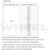 WHEEL CONNECT Hub Centric Rings,76.1 to 71.5, Set of 4, Aluminium Alloy Hubrings, O.D:76.1-I.D:71.5Mm. A