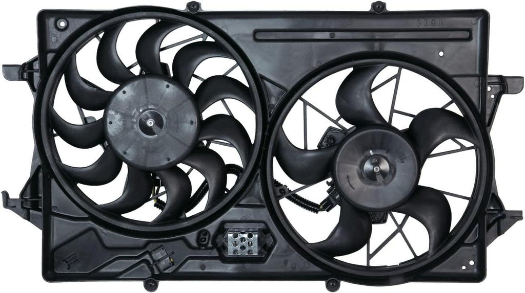 620720 Cooling Fan Assembly Compatible with 2000-2002 Ford Focus