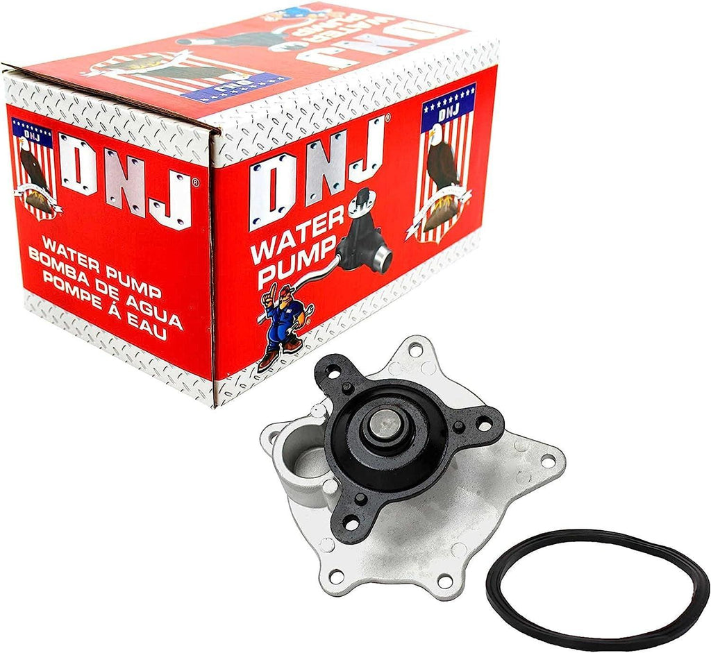 DNJ WP1137 Water Pump/For 2001-2007/ Chrysler, Dodge/Caravan, Grand Caravan, Town & Country, Voyager/ 3.3L, 3.8L/ OHV/ V6/ 12V/ 201Cid, 230Cid/ VIN 3, VIN E, VIN G, VIN L, VIN R