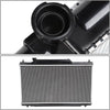 OEM-RA-2574 1-Row Factory Style Aluminum Core Cooling Radiator Compatible with 02-05 Civic Si 2.0L, 25-15/16" W X 13-3/4" H X 1" D,1-5/16" Inlet, 1-5/16" Outlet