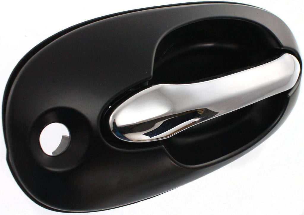 Front Exterior Door Handle Set of 2 Compatible with 2002-2005 Kia Sedona Chrome Lever with Primed Bezel Driver and Passenger Side