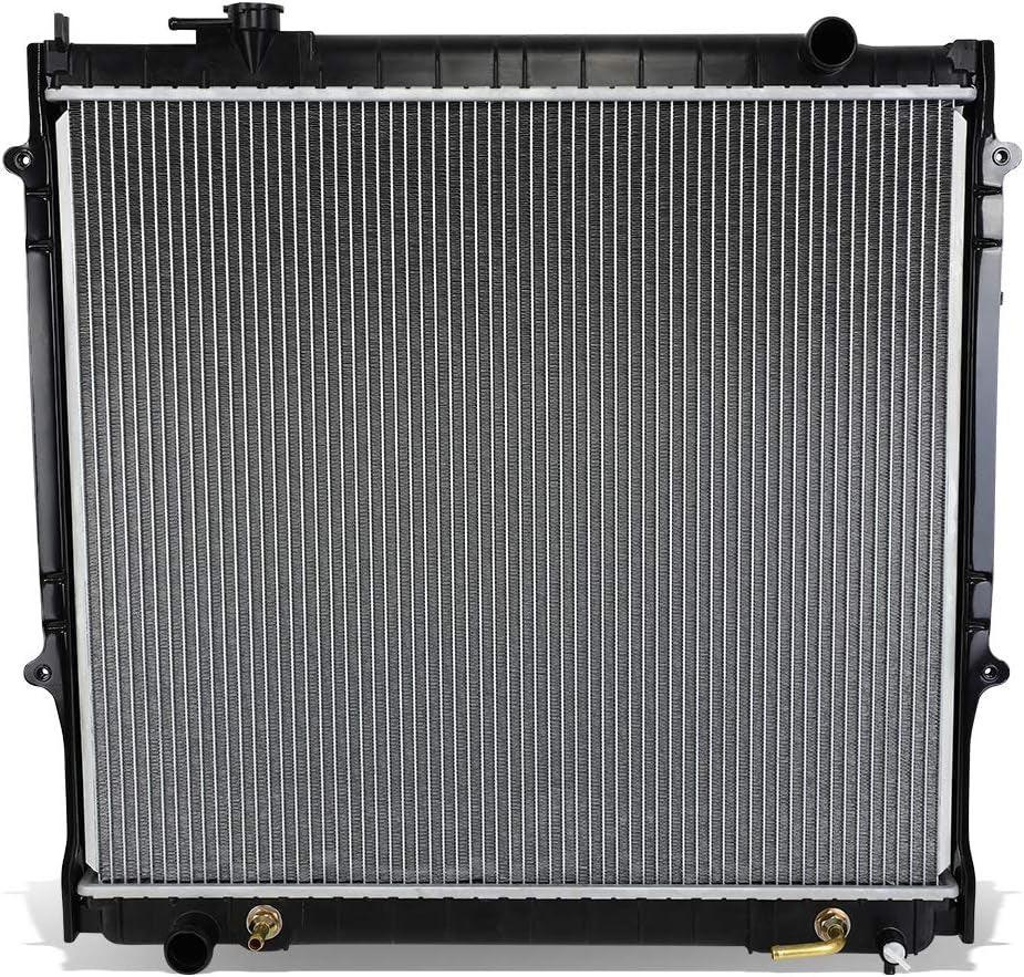 OEM-RA-1755 1-Row OE Style Aluminum Cooling Radiator Compatible with 95-04 Tacoma AT, 25-1/2" W X 22-5/8" H X 1" D, 1-3/8" Inlet, 1-3/8" Outlet