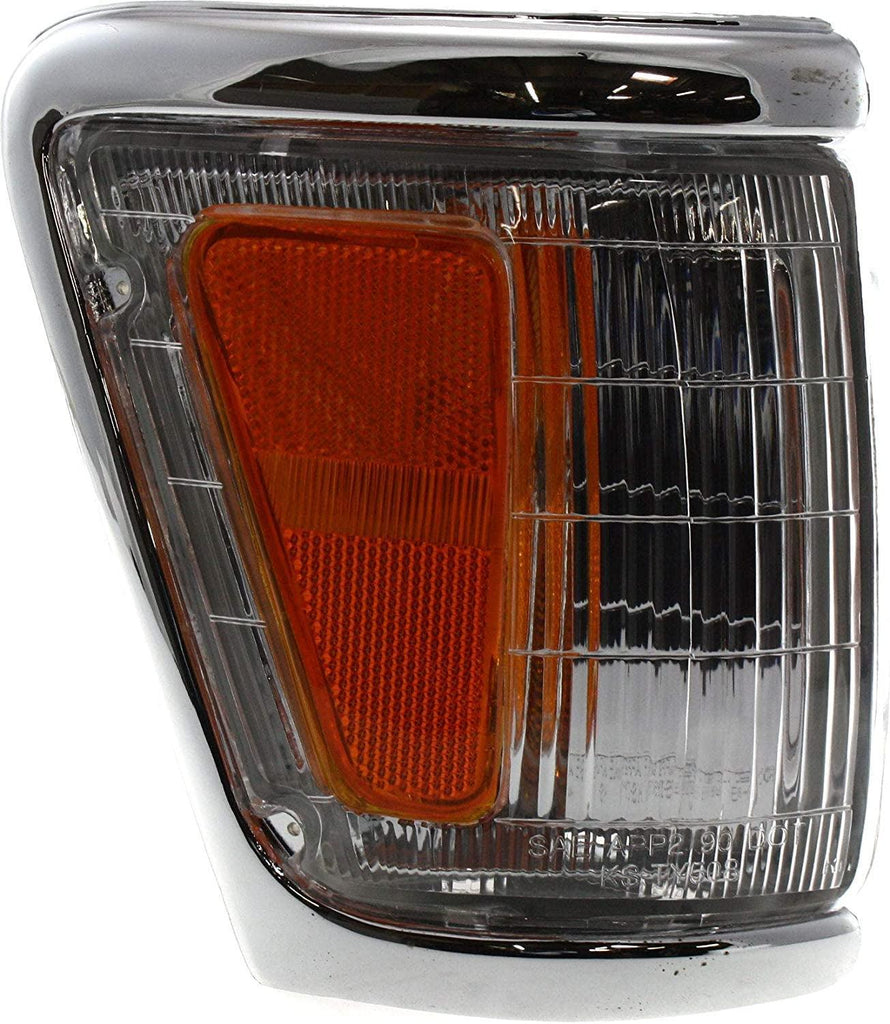Corner Light for TOYOTA PICKUP 1992-1995 RH Assembly with Chrome Trim 4WD