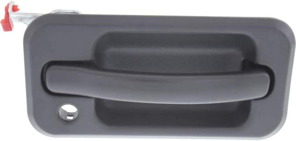 for Hummer H2 Exterior Door Handle Front, Passenger Side Textured Black 2003-2009 | with Key Hole | Trim: Base | HU1311102 | 15104793