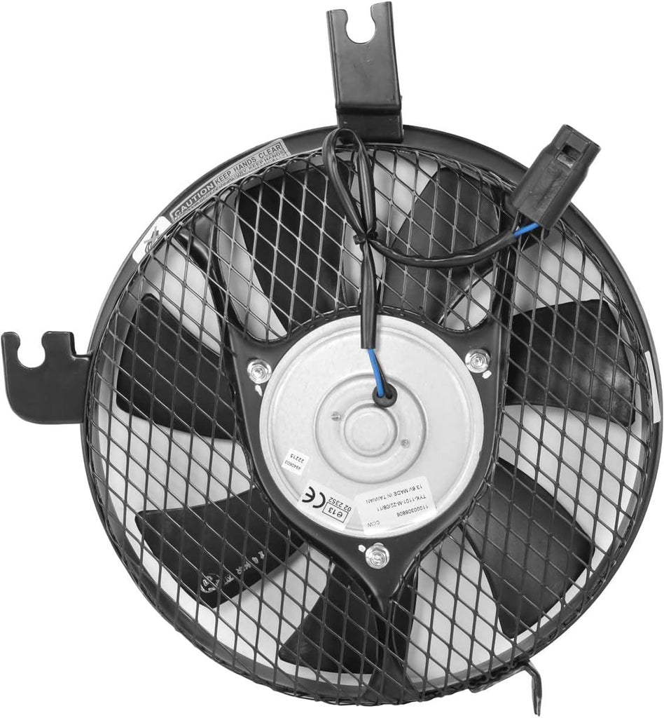 OEM-RF-0626 Factory Style A/C Condenser Fan Assembly Compatible with 88-92 Corolla / 89-92 Prizm 1.6L